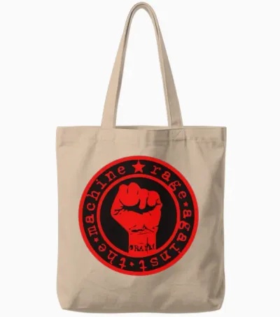 Rage Against Funny Tote Bags - Natural