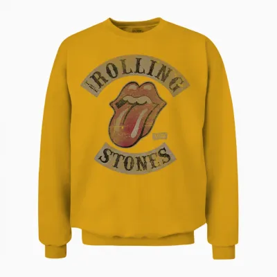 Official the Rolling Stones Tour 78 Rock Music Band Unisex Sweatshirt - Gold