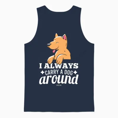 Dog Puppy Dogs Dog Lovers Children Unisex Tank Top - Navy