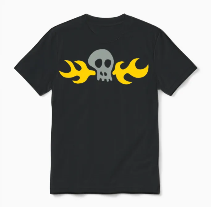 Day of the Tentacle: Hoagie Skull Unisex T-Shirt in Black