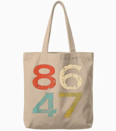 8647 Anti Trump, 8647, Women's Rights, Feminist Tote Bags - Natural