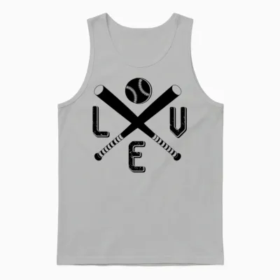 Girls Love Retro Unisex Tank Top - Ash