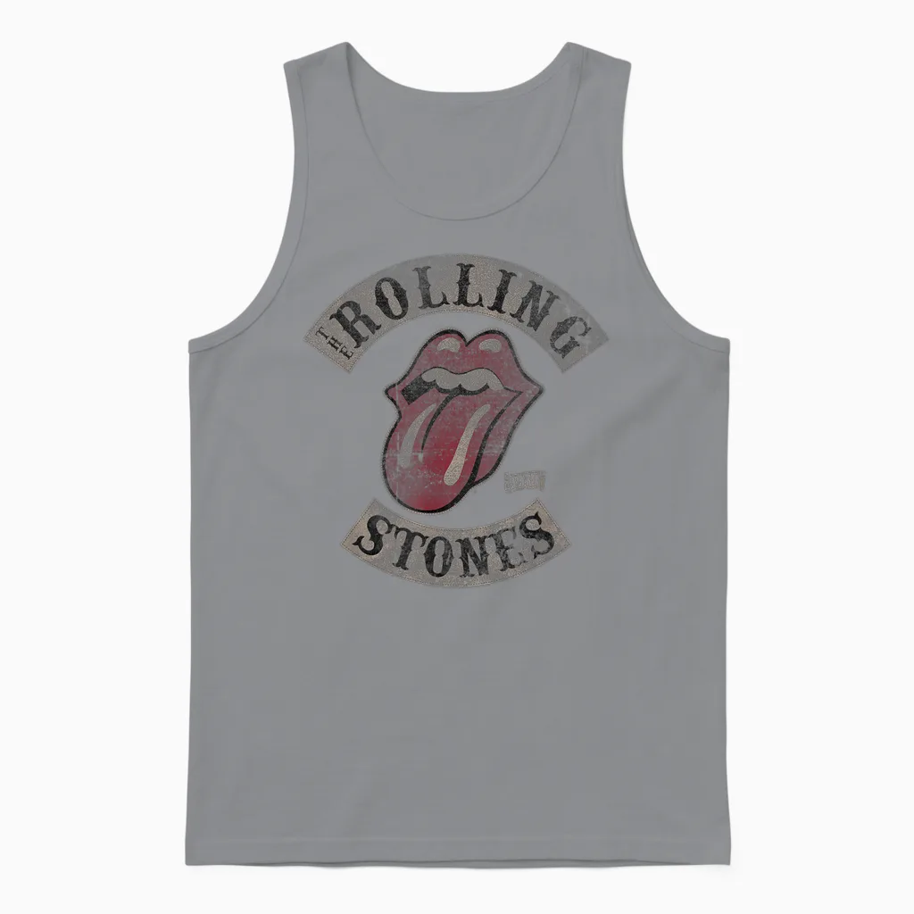 Official the Rolling Stones Tour 78 Rock Music Band Unisex Tank Top in Sport Grey