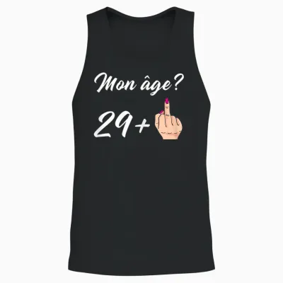 30 Years Birthday Funny Funny Humor Anniv Woman 30 Years T-Shirt, Black, Female X-Small Unisex Tank Top - Black