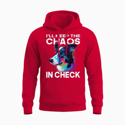 Border Collie - Dog Lover - Dog Owner Unisex Hoodie - Red