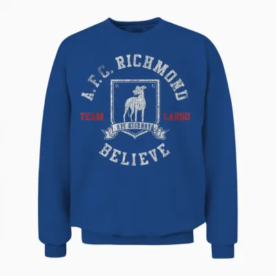 Ted Lasso Afc Richmond Believe Soccer Tv Show Unisex Sweatshirt - Royal