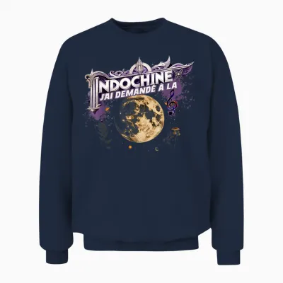 Mysterious Moon Indochina Man Woman Child Unisex Sweatshirt - Navy