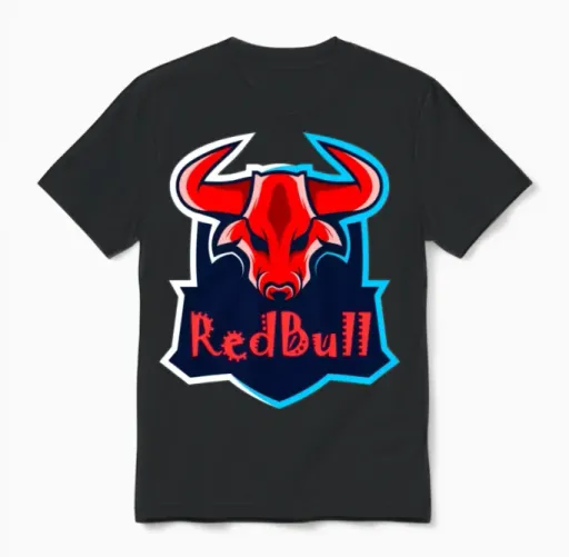 Red Bull 2 Unisex T-Shirt in Black