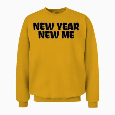 New Year New Me Unisex Sweatshirt - Gold