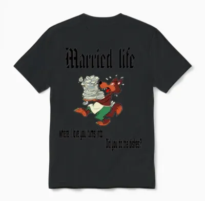 Married Life Unisex T-Shirt - Black