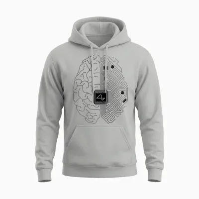 Neuralink Unisex Hoodie - Ash