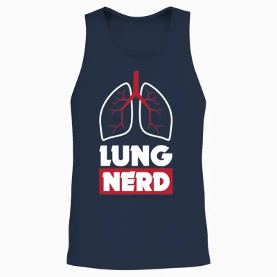 Funny Respiratory Therapist Respiratory Therapy Unisex Tank Top - Navy