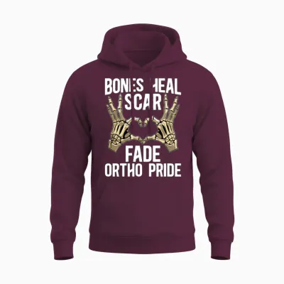 Orthopedic Surgeon Bones Heal Physical Therapist Unisex Hoodie - Maroon