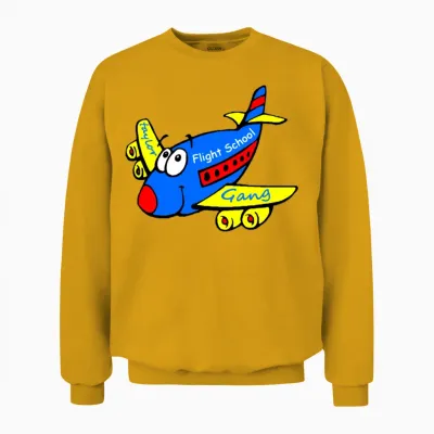 Taylor Gang Flight School - Stayflyclothing.com Unisex Sweatshirt - Gold