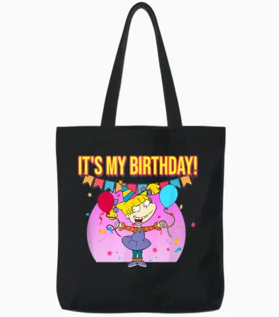 It's My Birthday - Angelica Pickles Tote Bags - Black
