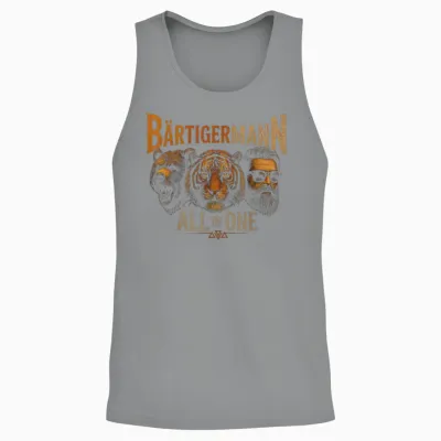 Bart Vollbart Bartpflege Hipster Männer Bart Bärtiger Mann Unisex Tank Top - Sport Grey