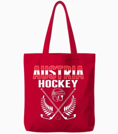 österreich Eishockey Fan Trikot österreich Hockey Team Supporter Tote Bags - Red