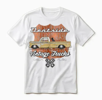Dentside Durango Tan Unisex T-Shirt - White