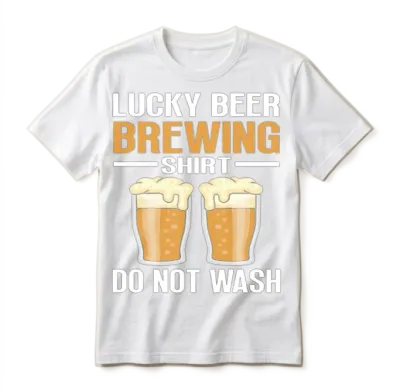 Funny Beer Brewing Unisex T-Shirt - White