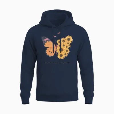 Never Under Trampled Unisex Hoodie - Navy