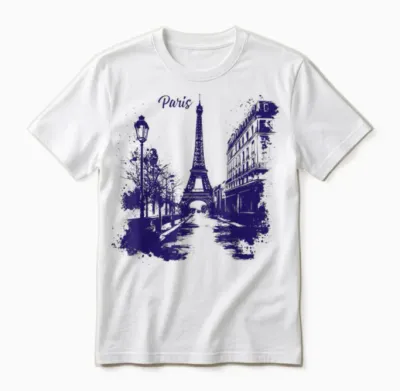 Paris Outfit Für Französische Herren Und Damen Frankreich Unisex T-Shirt - White