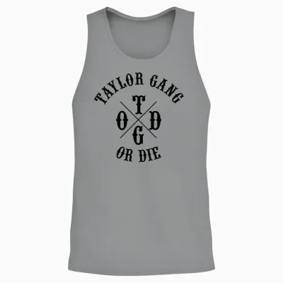 Taylor Gang Cross Unisex Tank Top - Sport Grey