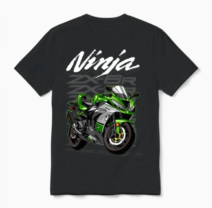 Ninja Zx6r Unisex T-Shirt in Black