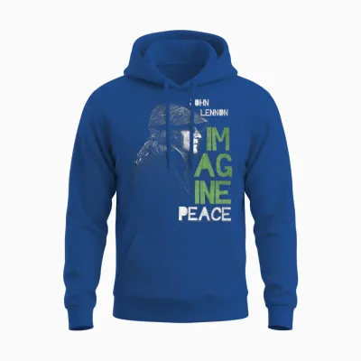 John Lennon Peacemaker Singer Rock World Unisex Hoodie - Royal