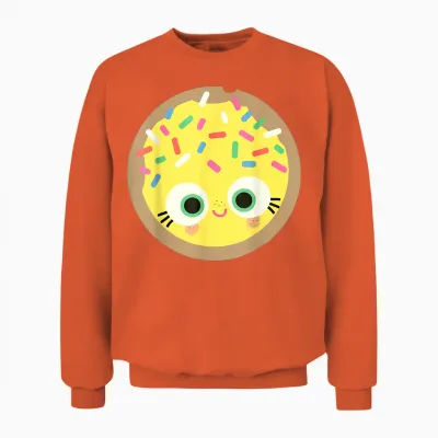 Funny Good Egg Teacher Halloween Costume the Smart Cookie Unisex Sweatshirt - Orange