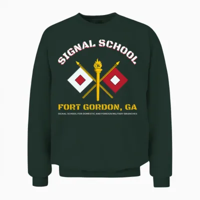 Fort Gordon Signal School Unisex Sweatshirt - Forest