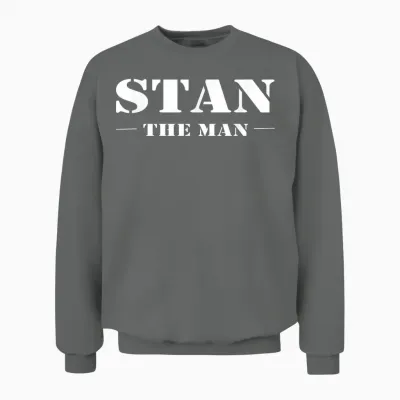Stan the Man Geschenk Name Unisex Sweatshirt - Graphite Heather