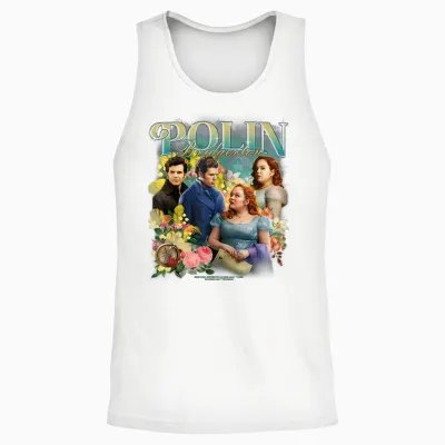 Bridgerton Polin Bridgerton Vintage Unisex Tank Top - White