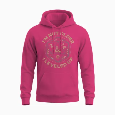 Dungeons & Dragons Birthday Level Up Unisex Hoodie - Heliconia