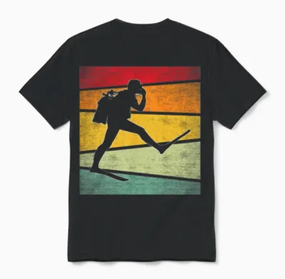 Dive Retro Unisex T-Shirt - Black