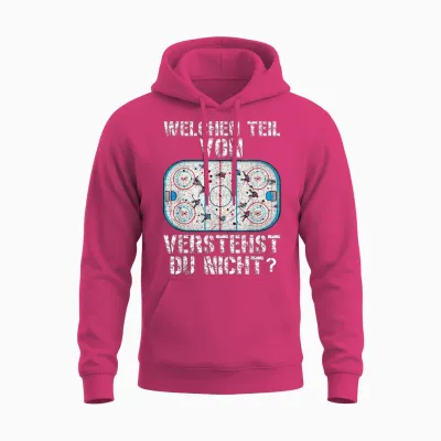 Welchen Teil Von Verstehst Du Nicht Eishockeyspieler Hockey Unisex Hoodie - Heliconia