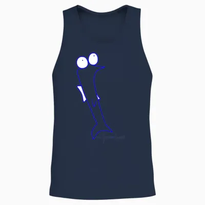 Roach - Piscis Rutilus Unisex Tank Top - Navy