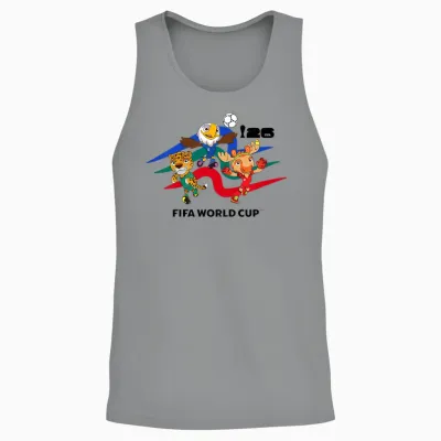Kinder Fifa World Cup26 Host Country Maskottchen Action Unisex Tank Top - Sport Grey