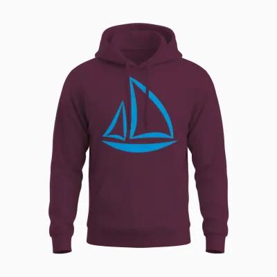 Sailing Unisex Hoodie - Maroon