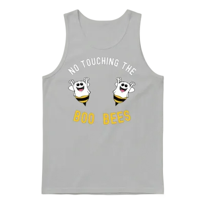 No Touching the Boo Bees Unisex Tank Top - Ash