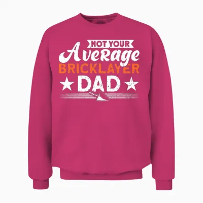 Bricklayer Brickmason Masonry Unisex Sweatshirt - Heliconia