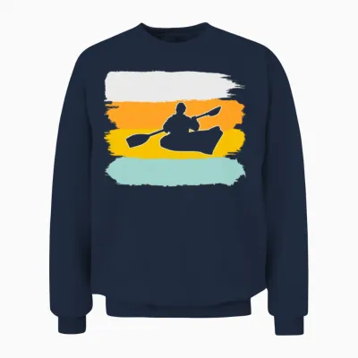 Canoe Retro Unisex Sweatshirt - Navy