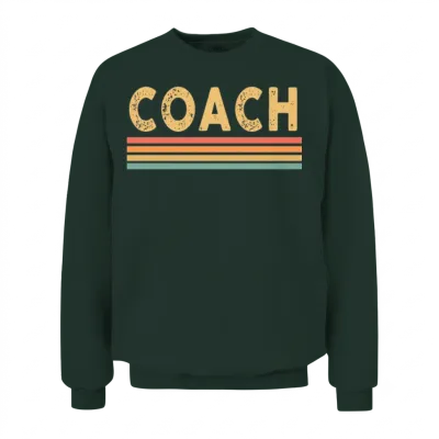Coach Retro Vintage Funny Unisex Sweatshirt - Forest