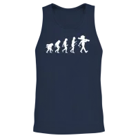 Engineer Evolution of Engineer Funny Engineering Unisex Tank Top - Navy – 2