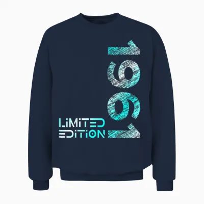 65. Geburtstag Limited Edition Jahrgang 1961 Mann Frau Unisex Sweatshirt - Navy