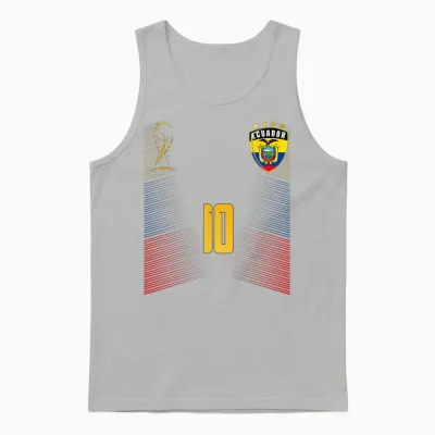 Ecuador Flag Ecuadorian Pride Lovers Unisex Tank Top - Ash