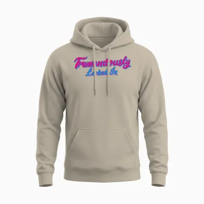 Tremendously Locked In Unisex Hoodie - Sand