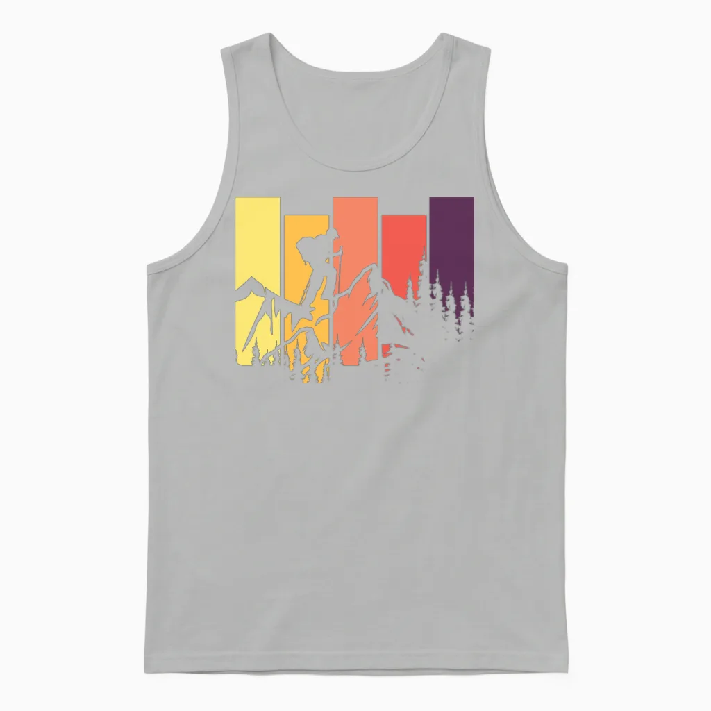 Hiking Lovers Gift Hiking - & Outdoors Unisex Tank Top in Ash