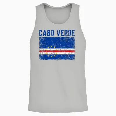 Cabo Verde Unisex Tank Top - Ash