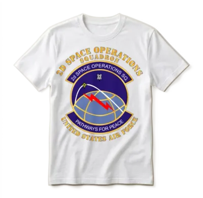 Usaf 2d Space Operations Squadron Unisex T-Shirt - White
