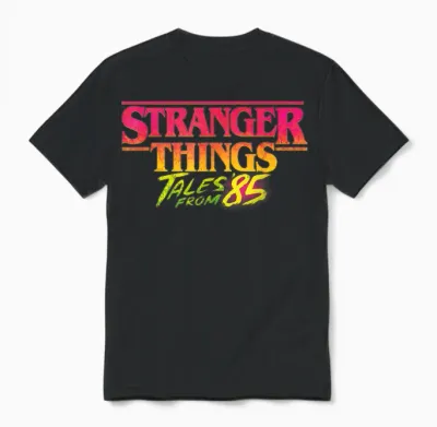 Stranger Things Tales from '85 Logo Unisex T-Shirt - Black